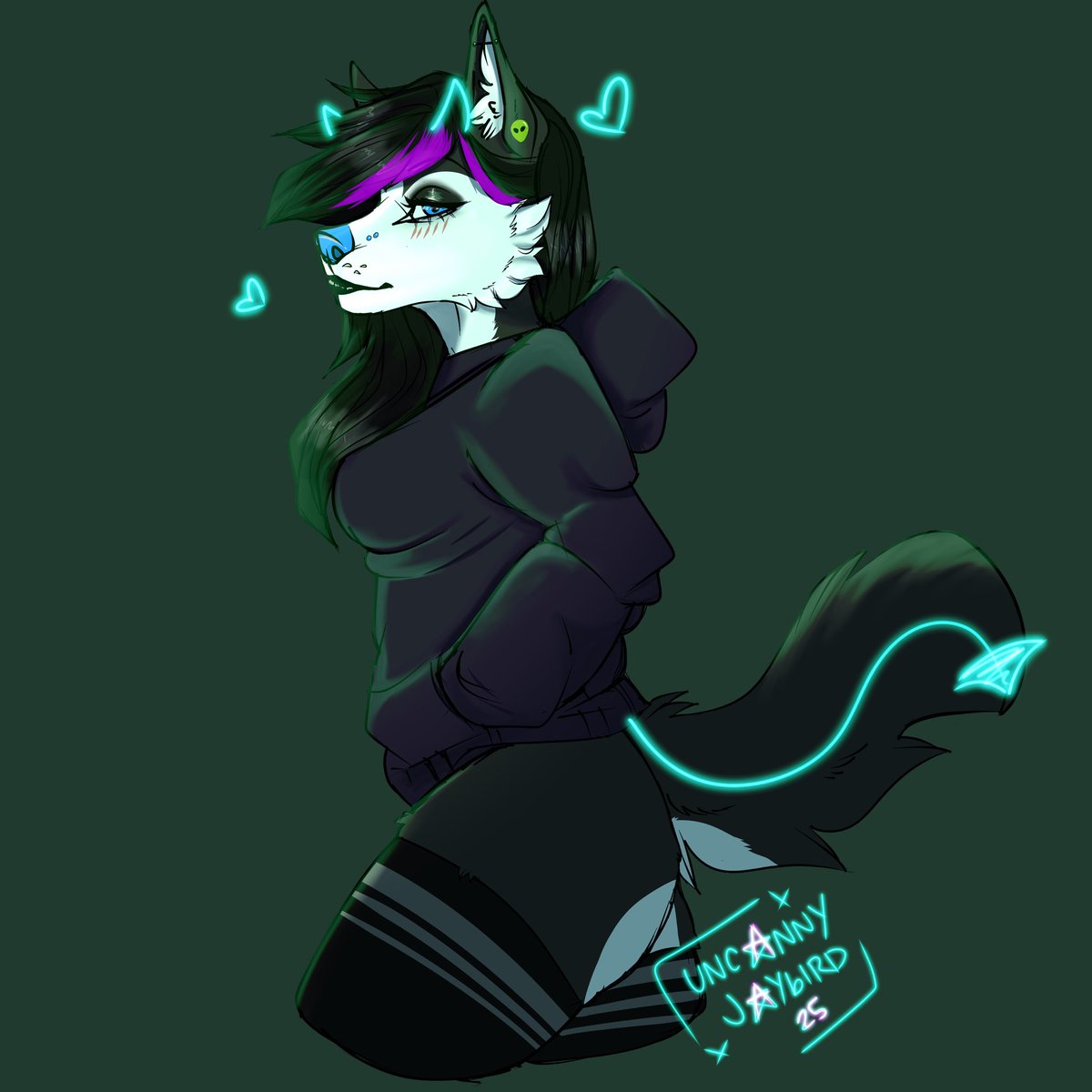 Devil in hiding 

Amazing art by <a href="/JayHexxArtworks/">Jay_Hex -COMMS OPEN-</a> 😭😭💜💜

Go support them they hella deserve it