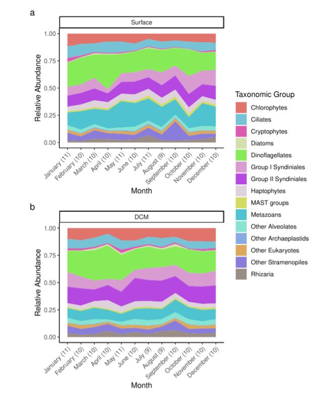 ASM (@asmicrobiology) on Twitter photo Analysis of over 14 years of eukaryotic amplicon data collected monthly at the San Pedro Ocean Time-series station revealed important ecosystem properties and protist-protist interactions shaping protistan community composition. Learn more in <a href="/mSystemsJ/">EIC Jack Gilbert</a>: asm.social/2hx Analysis of over 14 years of eukaryotic amplicon data collected monthly at the San Pedro Ocean Time-series station revealed important ecosystem properties and protist-protist interactions shaping protistan community composition. Learn more in <a href="/mSystemsJ/">EIC Jack Gilbert</a>: asm.social/2hx