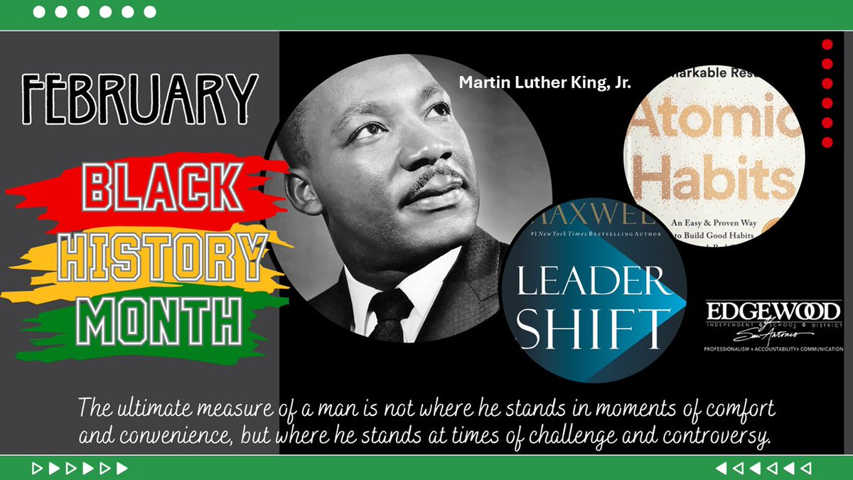 Doctor.H 🇲🇽🇺🇸 (@drh_ontheedge) on Twitter photo <a href="/EISDofSA/">Edgewood ISD</a> This #BlackHistoryMonth, let's celebrate the extraordinary achievements of African Americans and honor their indelible impact on U.S. history. Their resilience, brilliance, and courage continue to shape our world.
#4AmWalks
#BlackHistoryMatters
#EdgewoodProud <a href="/EISDofSA/">Edgewood ISD</a> This #BlackHistoryMonth, let's celebrate the extraordinary achievements of African Americans and honor their indelible impact on U.S. history. Their resilience, brilliance, and courage continue to shape our world.
#4AmWalks
#BlackHistoryMatters
#EdgewoodProud
