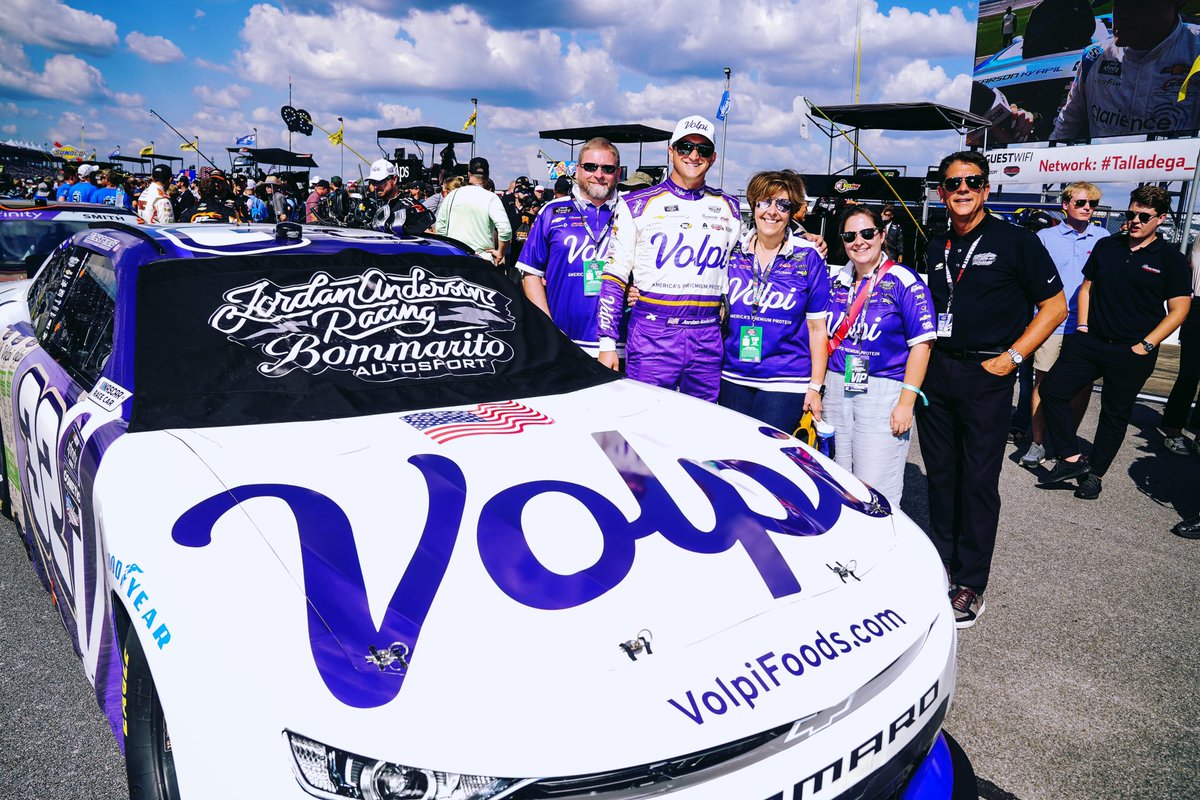 Jordan Anderson (@j66anderson) on Twitter photo This is big! So honored to both continue and grow our partnership with <a href="/VolpiFoods/">Volpi Foods</a> for 2025. 🙌🏽
Known as America’s Premium Protein, Volpi Foods will expand their involvement with our team up to five primary races with us at Daytona and <a href="/WWTRaceway/">WWT Raceway</a> with me behind the wheel, COTA This is big! So honored to both continue and grow our partnership with <a href="/VolpiFoods/">Volpi Foods</a> for 2025. 🙌🏽
Known as America’s Premium Protein, Volpi Foods will expand their involvement with our team up to five primary races with us at Daytona and <a href="/WWTRaceway/">WWT Raceway</a> with me behind the wheel, COTA