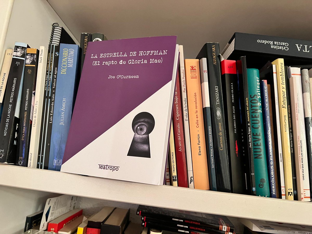 Maite Cabrerizo (@kalores67) on Twitter photo Haciendo hueco al 1º libro de Teatropo, el nuevo sello editorial de <a href="/Olelibros/">Olelibros.com</a> dedicado al mundo del #teatro. Recordando aquellos tiempos que leía a Jardiel Poncela, Lorca. Ahora a Joe O’Curneen y ‘La estrella de Hoffman (El rapto de Gloria Mae)' . Mucha mierda!
#Yo❤️teatro Haciendo hueco al 1º libro de Teatropo, el nuevo sello editorial de <a href="/Olelibros/">Olelibros.com</a> dedicado al mundo del #teatro. Recordando aquellos tiempos que leía a Jardiel Poncela, Lorca. Ahora a Joe O’Curneen y ‘La estrella de Hoffman (El rapto de Gloria Mae)' . Mucha mierda!
#Yo❤️teatro