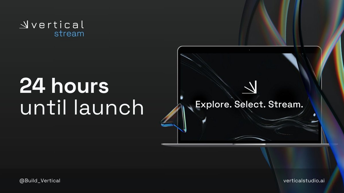 Build_Vertical's tweet image. Vertical Stream ⚡️

One Platform

One Account

Every AI Model You Need

Coming in 24 Hours!