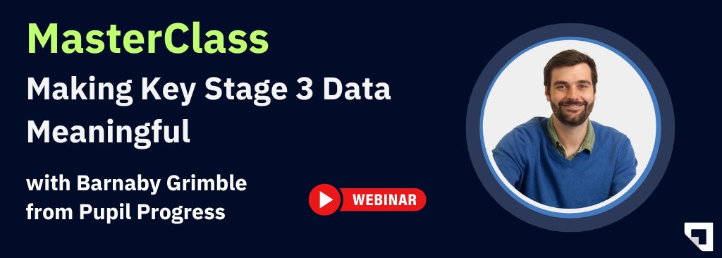 Headteacherchat's tweet image. Boost  your Key Stage 3 data with tips from Barnaby at Pupil Progress. Simplifying models can enhance student outcomes. Discover more! Watch on X at 7:30pm. #DataDriven #PupilProgress streamyard.com/watch/GdQc4SES…