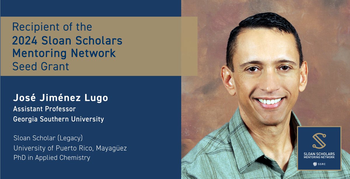 Sloan Scholars Mentoring Network (@sloannetwork) on Twitter photo #SSMNGrants spotlight: With his 2024 Seed Grant, Dr. Jiménez Lugo <a href="/GeorgiaSouthern/">GeorgiaSouthern</a> is investigating the novel upcycling of Lithium-ion battery waste by turning cathode-active materials into glass.
🧪 sloan-scholars.ssrc.org/page/grant-pro… #SSMNGrants spotlight: With his 2024 Seed Grant, Dr. Jiménez Lugo <a href="/GeorgiaSouthern/">GeorgiaSouthern</a> is investigating the novel upcycling of Lithium-ion battery waste by turning cathode-active materials into glass.
🧪 sloan-scholars.ssrc.org/page/grant-pro…