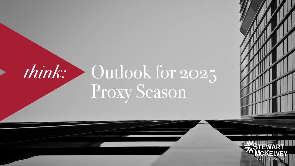 Lawyers in our Securities group have compiled a summary of what is new for the 2025 proxy season and other developments in relevant securities regulation. bit.ly/4hUHTa0