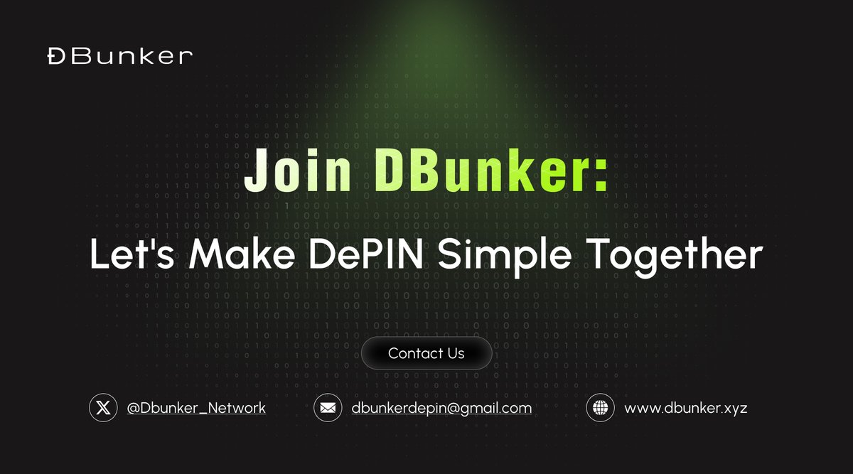 🤓DBunker: DePIN Made Simple for Everyone!

Since graduating from the <a href="/colosseum/">Colosseum</a> Hackathon, we’ve been driving #DePIN innovation, and our cutting-edge compute power fragmentation solutions powering top projects like <a href="/ionet/">io.net</a> &amp; and <a href="/AethirCloud/">Aethir</a> 

This year, we're expanding our