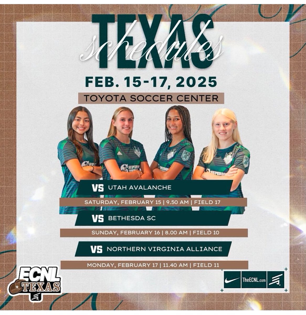 Getting ready for ECNL Texas