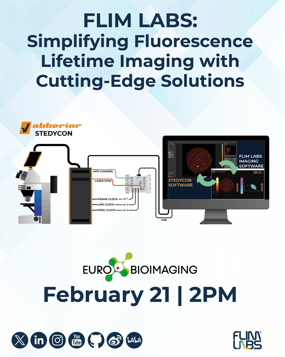 FlimLabs's tweet photo. Curious about our @Abberior #STEDYCON ugrade?
Join us for the @EuroBioImaging #TechExchange webinar and take a look at what you could do when unlocking FLIM capabilities in your setup.
Want a sneak peek? https://t.co/UkovercPcn
👉https://t.co/RyMcn4w0fK https://t.co/AePbghCx22