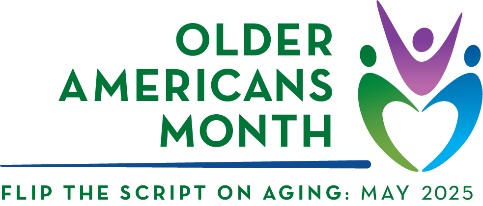 Older Americans Month is coming up in May! This year’s theme, Flip the Script on Aging, focuses on transforming how society perceives, talks about, &amp; approaches aging. Logos are available now, more materials coming soon—stay tuned to acl.gov/oam. #OlderAmericansMonth