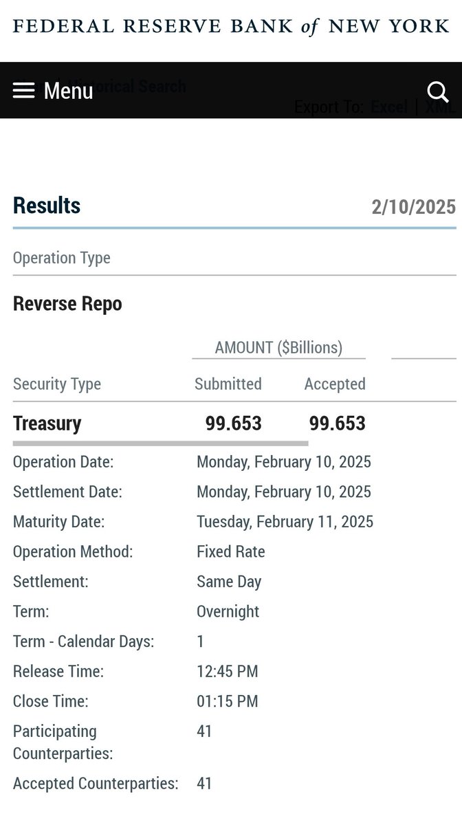 ODB123's tweet image. From $99.65B to $76.45B overnight...$23B vanished from RRP demand.

Liquidity shift? Institutions chasing riskier plays?

Market tension? Margin calls? Collateral crunch?

When $GME’s brewing, this isn’t just noise...it’s the drumroll. #GME #LiquidityCrunch #VolatilityAlert