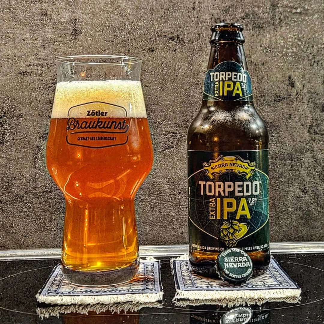 brunnenbraeu's tweet photo. Sierra Nevada – Torpedo Extra IPA (*****) 7,2%

#beeronthecarpet https://t.co/Xr5gFT1eL7