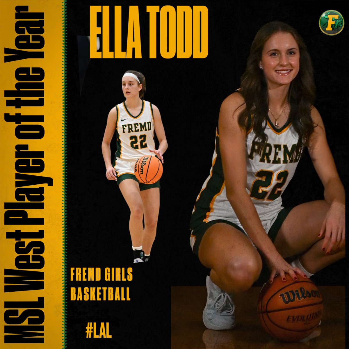 MSL WEST PLAYER OF THE YEAR 
CONGRATS ELLA TODD!