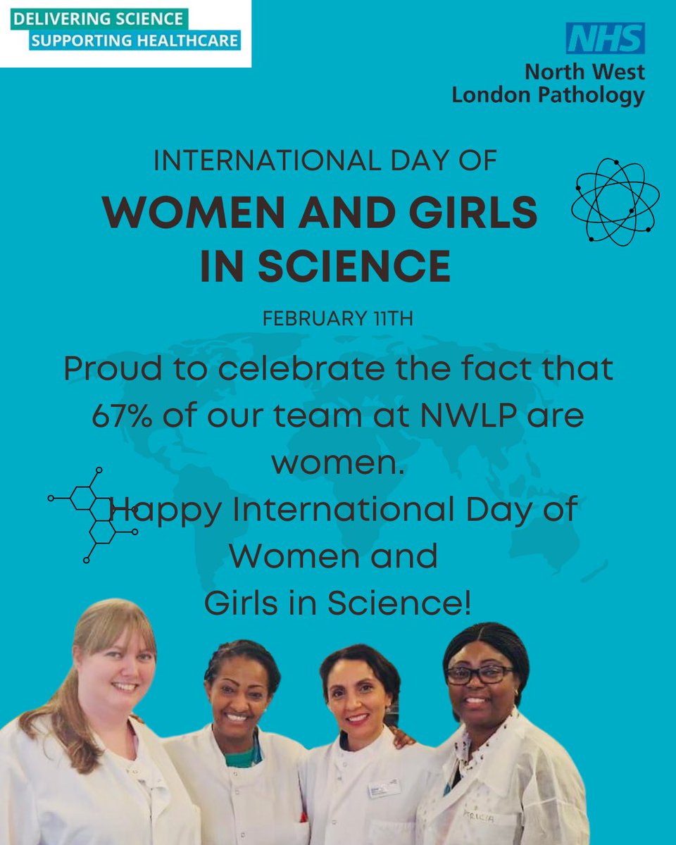 Saghar MC (@sagharmc) on Twitter photo On #IDWGS, we celebrate the incredible women in STEM at <a href="/NwlPathology/">North West London Pathology</a>, who make up 67% of our team! Their dedication drives excellence in diagnostics and patient care.
Thank you to all the women in scienceโpast, present, and future!
#WomenInScience #STEM #TeamNWLP <a href="/ImperialPeople/">Imperial People ๐</a> On #IDWGS, we celebrate the incredible women in STEM at <a href="/NwlPathology/">North West London Pathology</a>, who make up 67% of our team! Their dedication drives excellence in diagnostics and patient care.
Thank you to all the women in scienceโpast, present, and future!
#WomenInScience #STEM #TeamNWLP <a href="/ImperialPeople/">Imperial People ๐</a>