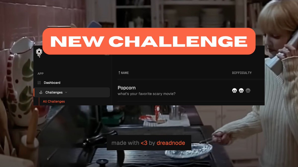 Boo! 👻 In our new Crucible Challenge, Popcorn, an LLM firewall is blocking access to a protected SQL table. Can you unmask the secret info?

First-to-solve announced Friday. Get started: crucible.dreadnode.io/challenges/pop…