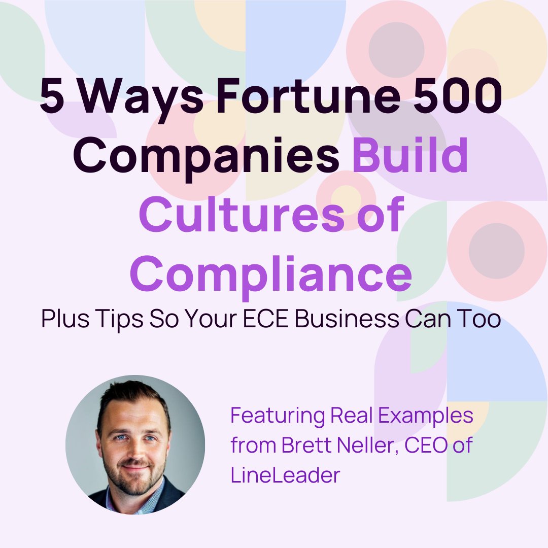 GoLineLeader's tweet image. Want to create a culture of compliance that drives long-term success? Join Brett Neller, CEO of LineLeader, and Cindy Morgan, VP of Operations at 1Place Childcare, for strategies to meet regulations and set your business up for success. Learn more:(hubs.la/Q036dy9J0)