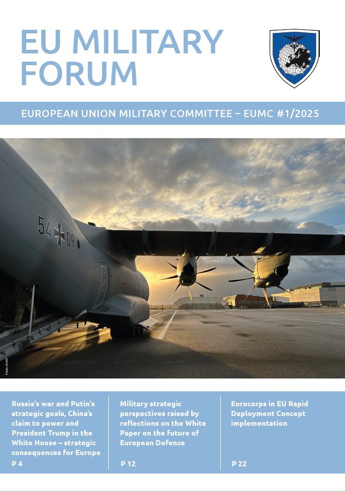 💥Out now💥
Stay up to date and browse through the new edition of the #EU Military Forum magazine online! Explore the latest articles on #EUdefence matters, strategic foresight and the global security environment. Enjoy reading! 
⬇️⬇️⬇️ 
eeas.europa.eu/sites/default/…