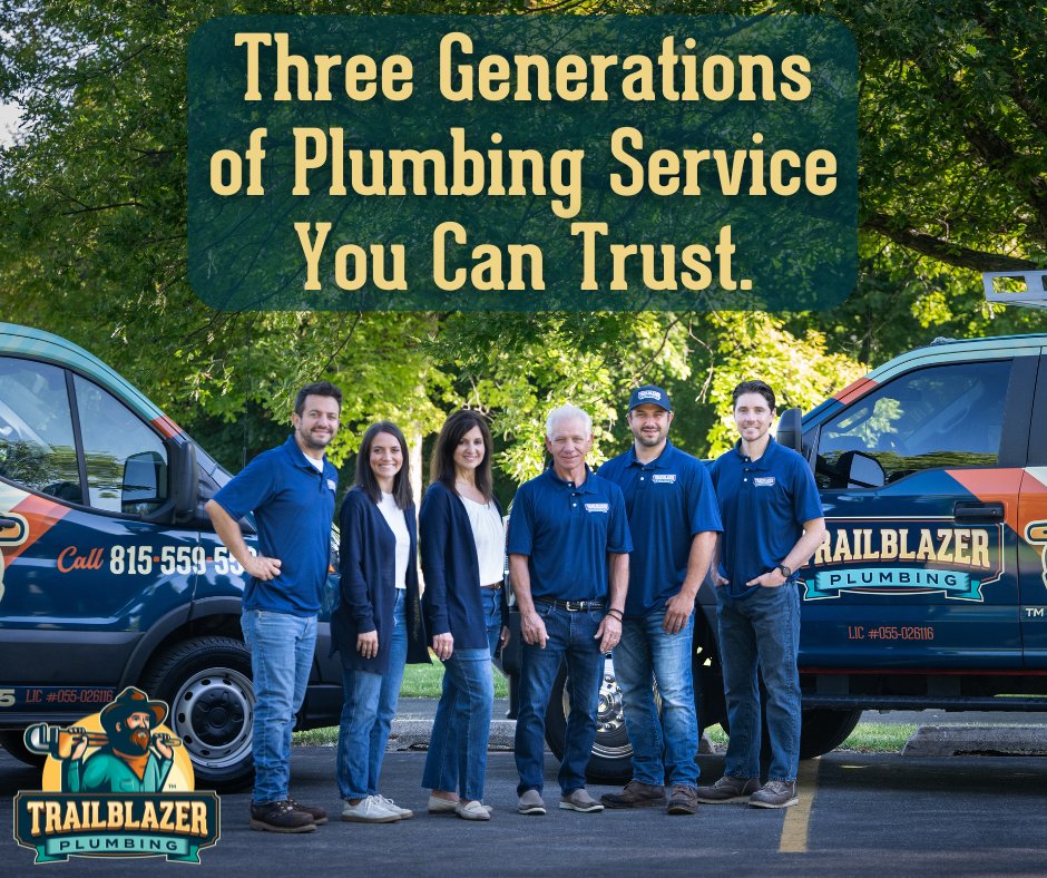 TrailblazerPlbg's tweet image. Three Generations of Plumbing Service You Can Trust.

#family #FamilyBusiness #thirdgeneration