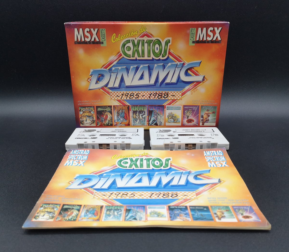 RiskyDinamic's tweet image. Colección de éxitos Dinamic (1988)
Dinamic
MSX
Caja de cartón
1.200 pesetas

#ColeccionDinamic #P09