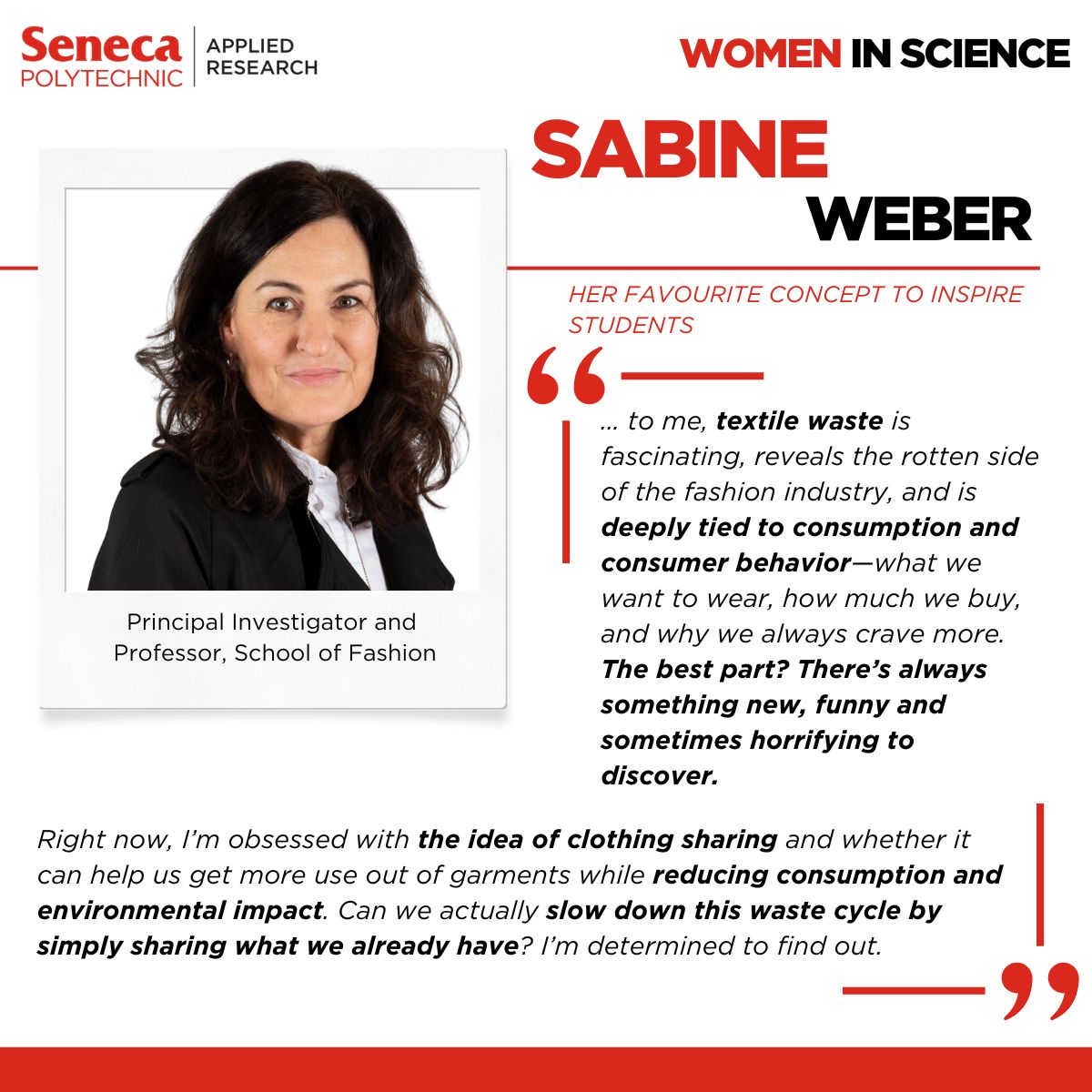 Seneca Applied Research (@seneca_research) on Twitter photo In the lead-up to #InternationalWomensDay & for ๐๐ง๐ญ๐ฅ. ๐๐๐ฒ ๐จ๐ ๐๐จ๐ฆ๐๐ง ๐๐ง๐ ๐๐ข๐ซ๐ฅ๐ฌ ๐ข๐ง ๐๐๐ข๐๐ง๐๐ today, weโre continuing to highlight some of the inspiring women engaged in applied research at <a href="/SenecaPoly/">Seneca Polytechnic</a>. Stay tuned! #WomenInResearch #SenecaProud In the lead-up to #InternationalWomensDay & for ๐๐ง๐ญ๐ฅ. ๐๐๐ฒ ๐จ๐ ๐๐จ๐ฆ๐๐ง ๐๐ง๐ ๐๐ข๐ซ๐ฅ๐ฌ ๐ข๐ง ๐๐๐ข๐๐ง๐๐ today, weโre continuing to highlight some of the inspiring women engaged in applied research at <a href="/SenecaPoly/">Seneca Polytechnic</a>. Stay tuned! #WomenInResearch #SenecaProud