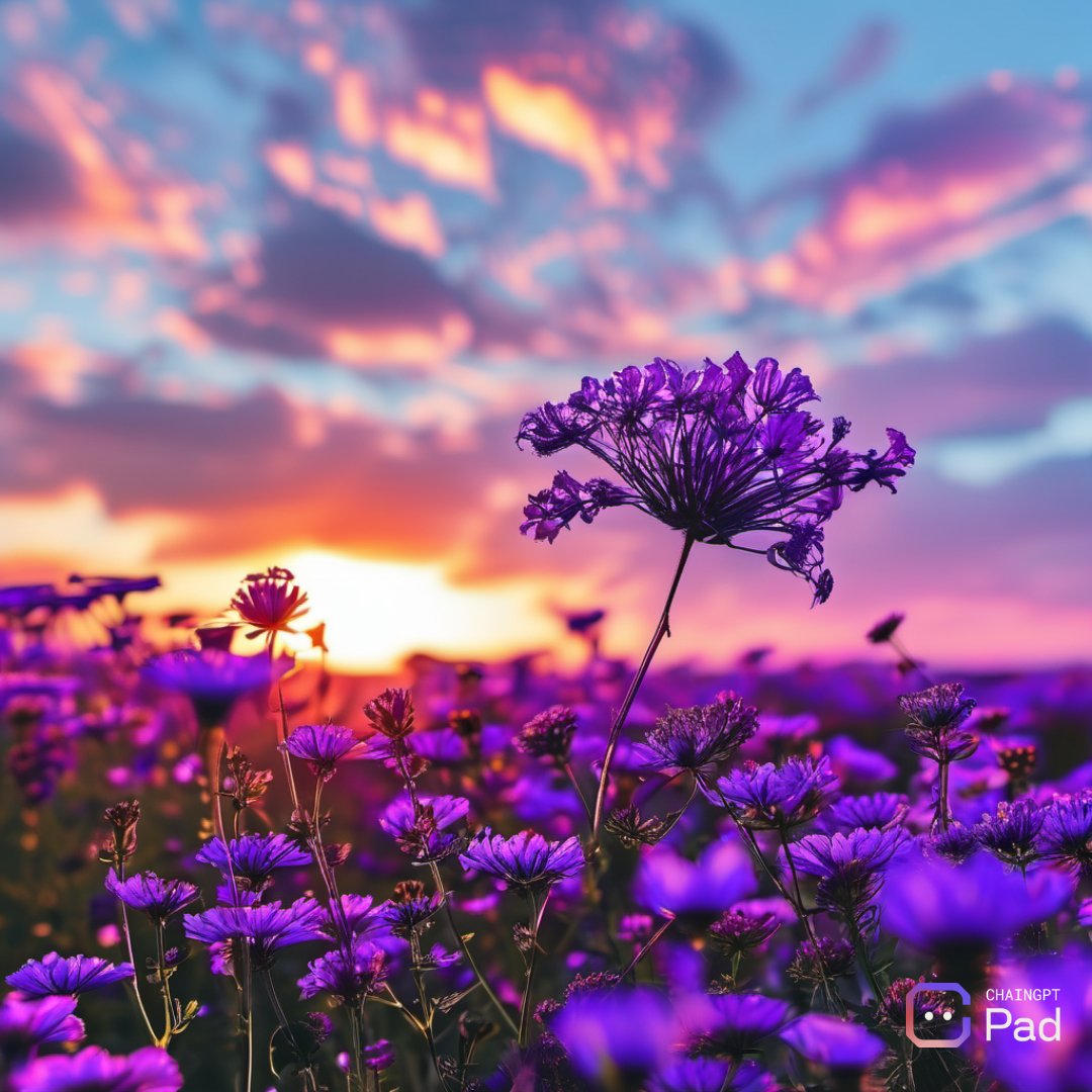 ChainGPT_Pad's tweet image. Stop and smell the flowers 🟣
🎨 Generated with @Chain_GPT's AI NFT Generator.