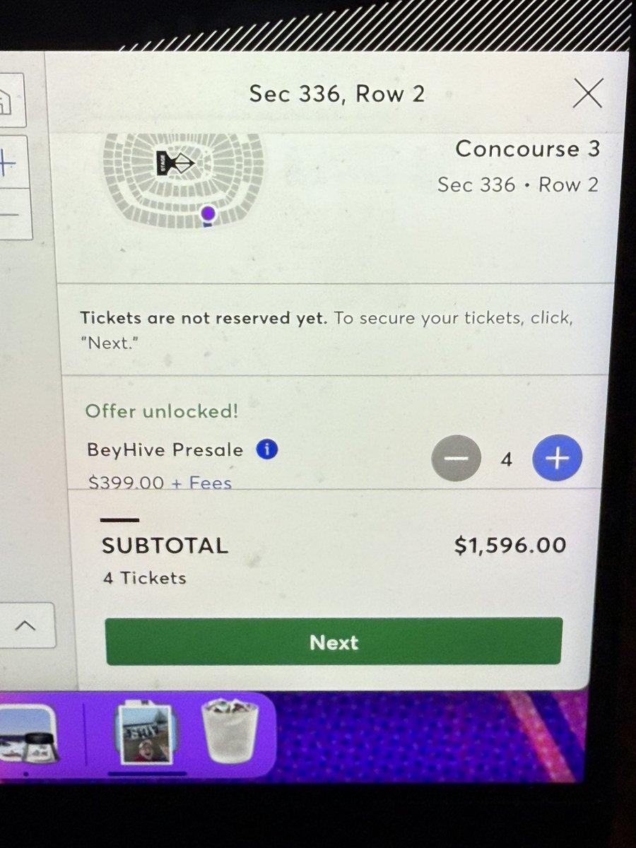 TannerWayne's tweet image. Literally how is this NOT dynamic pricing @Ticketmaster @Beyonce this is first presale and the top bowl tickets are $399 plus fees?? #CowboyCarterWorldTour