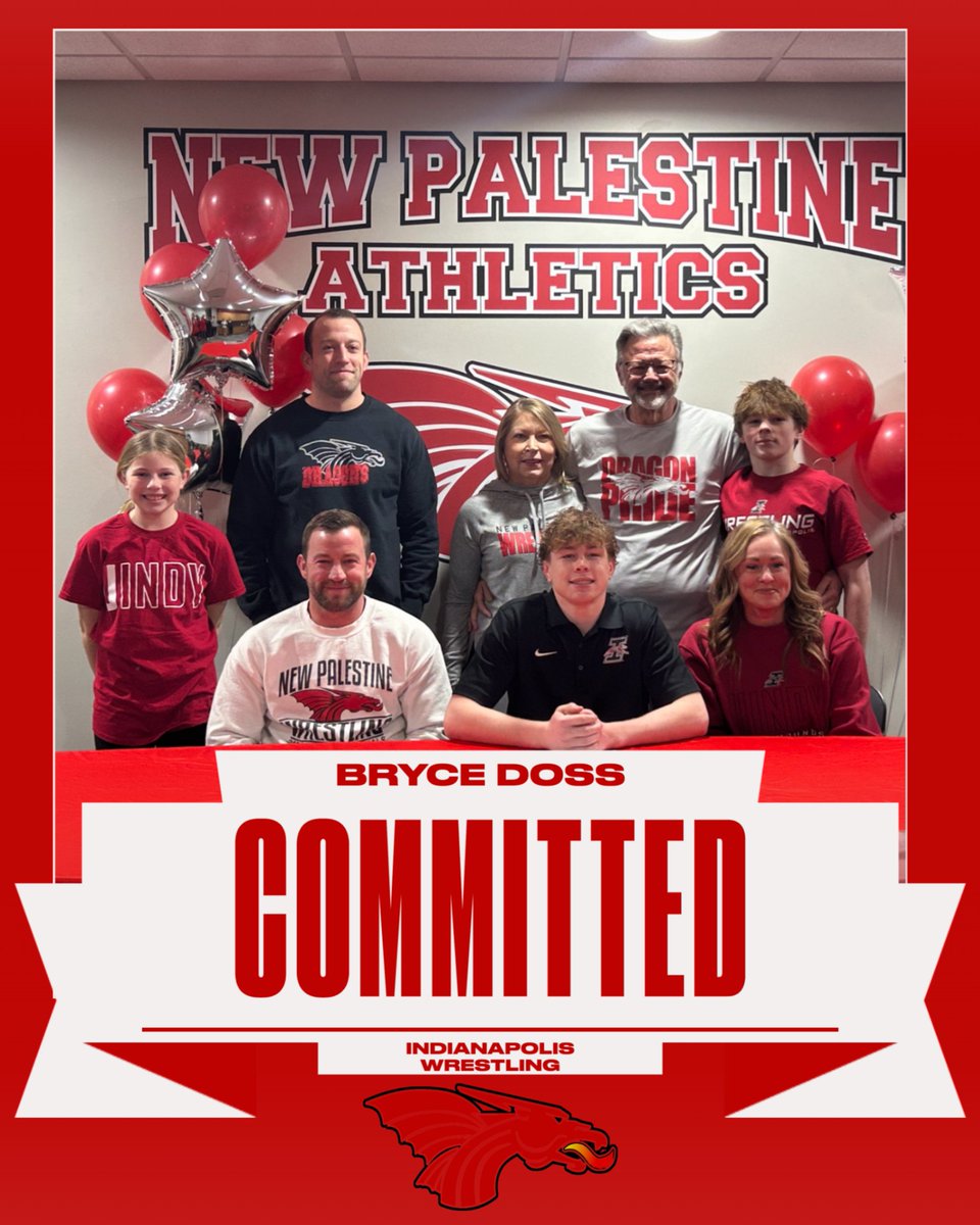 Congratulations to senior Bryce Doss, who has committed to wrestle at the University of Indianapolis.