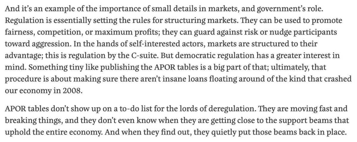 NEW from me: Russ Vought was on the verge of breaking the mortgage market by shutting down a core function provided by CFPB. But he blinked, and in so doing revealed that regulation is actually pretty important. (link below)
