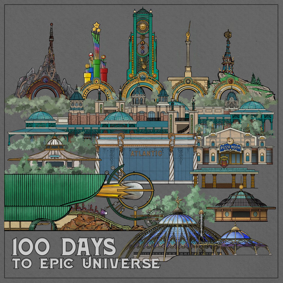 Happy 100 Days until Epic! Celestial Park is one of my favorite lands in the park, and I can't wait to see it!
#epicuniverse