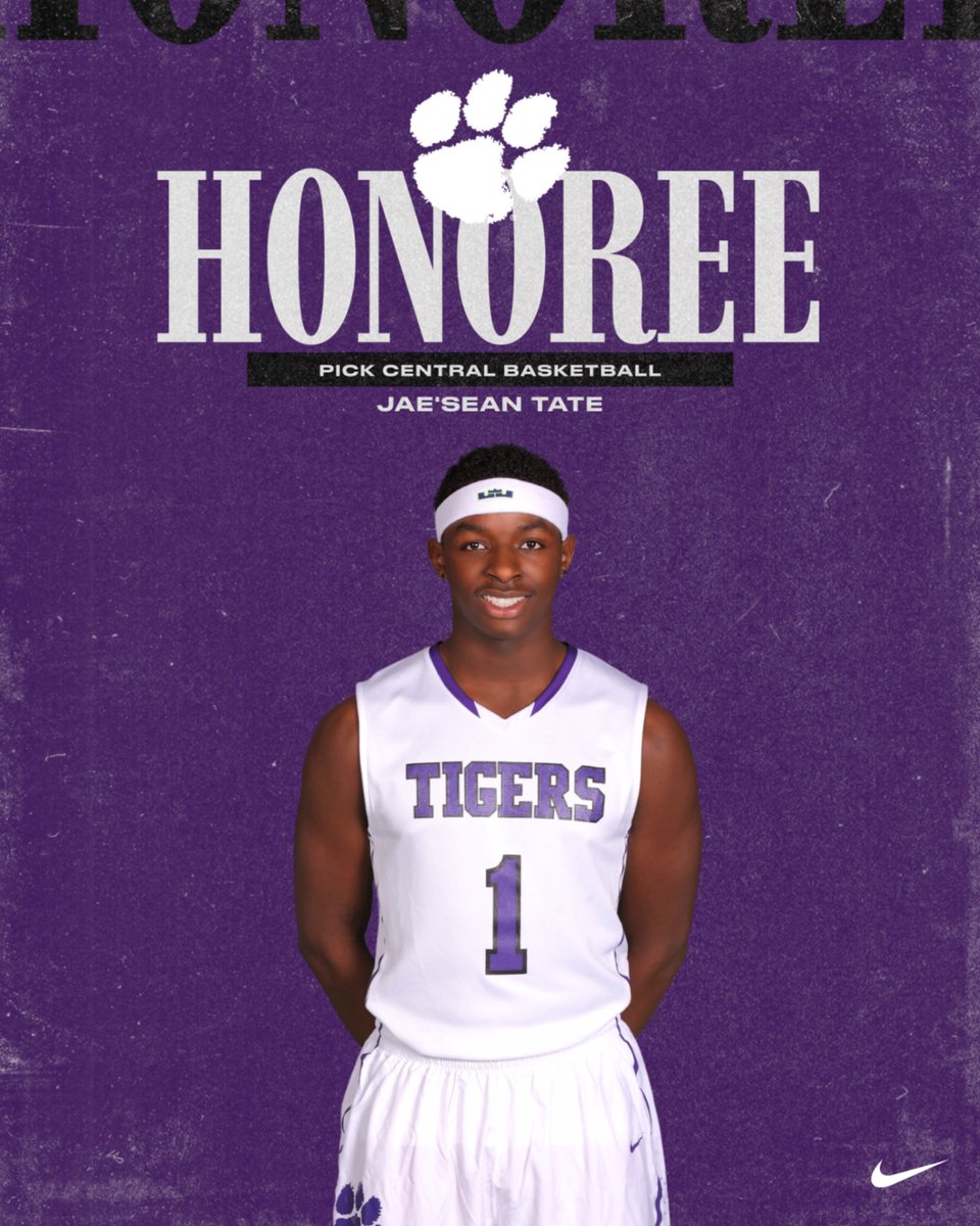 🗣️Tiger Nation, Reminder to please join us in celebrating 2014 graduate Jae’Sean Tate as we honor him at halftime of our Varsity game against Teays Valley on Friday, February 14th at 7 o’clock‼️

#LegendaryTiger 🐯🏀🔥