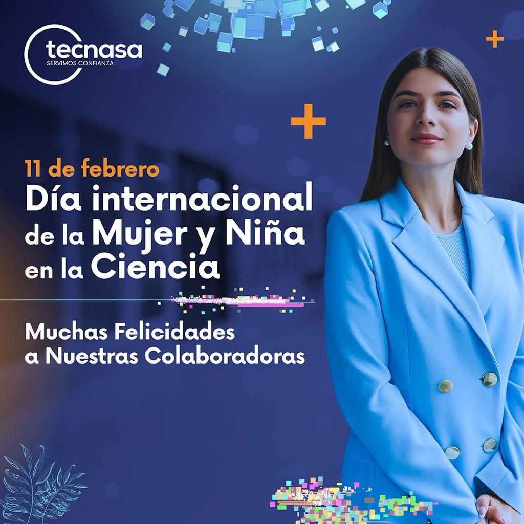💜👩‍💻En #TECNASA, admiramos y felicitamos a nuestras clientes quienes con su talento, visión y esfuerzo han conquistado un sector históricamente masculino. ¡Feliz Día Internacional de las #MujeresenSTEAM! Sigamos rompiendo barreras y construyendo el futuro juntas.
#+Met