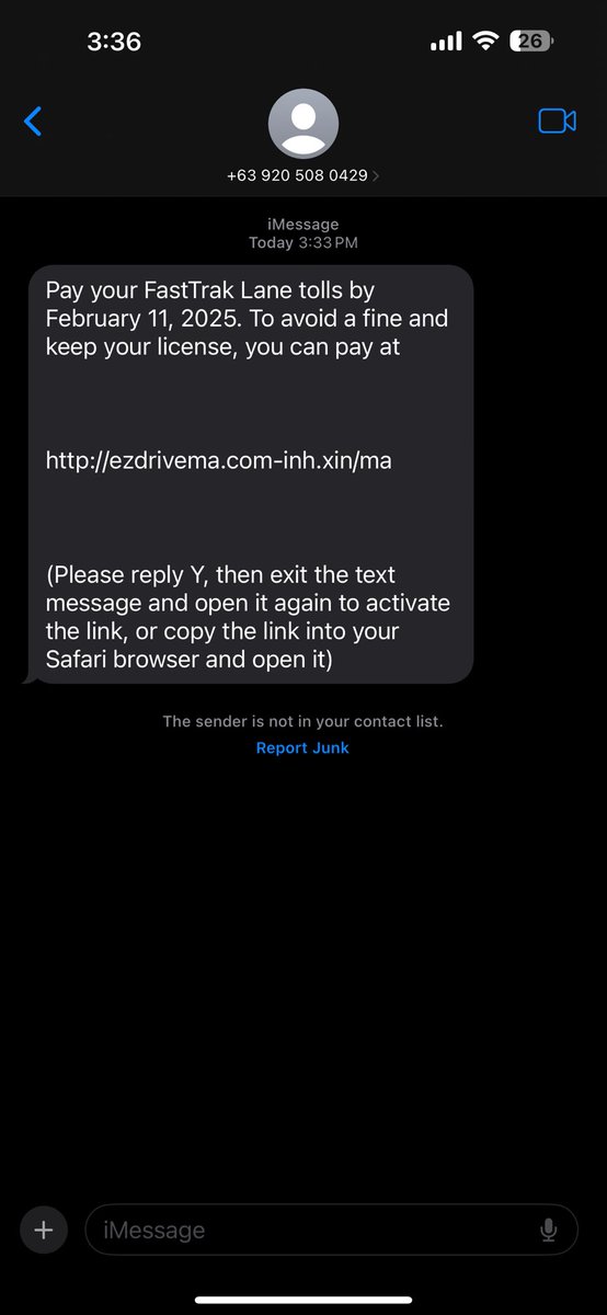 Sergiix_'s tweet photo. @wsdot @wsdot_traffic @wsdot_passes this is a scam @KingCountyWA https://t.co/nNRWBUsmeh
