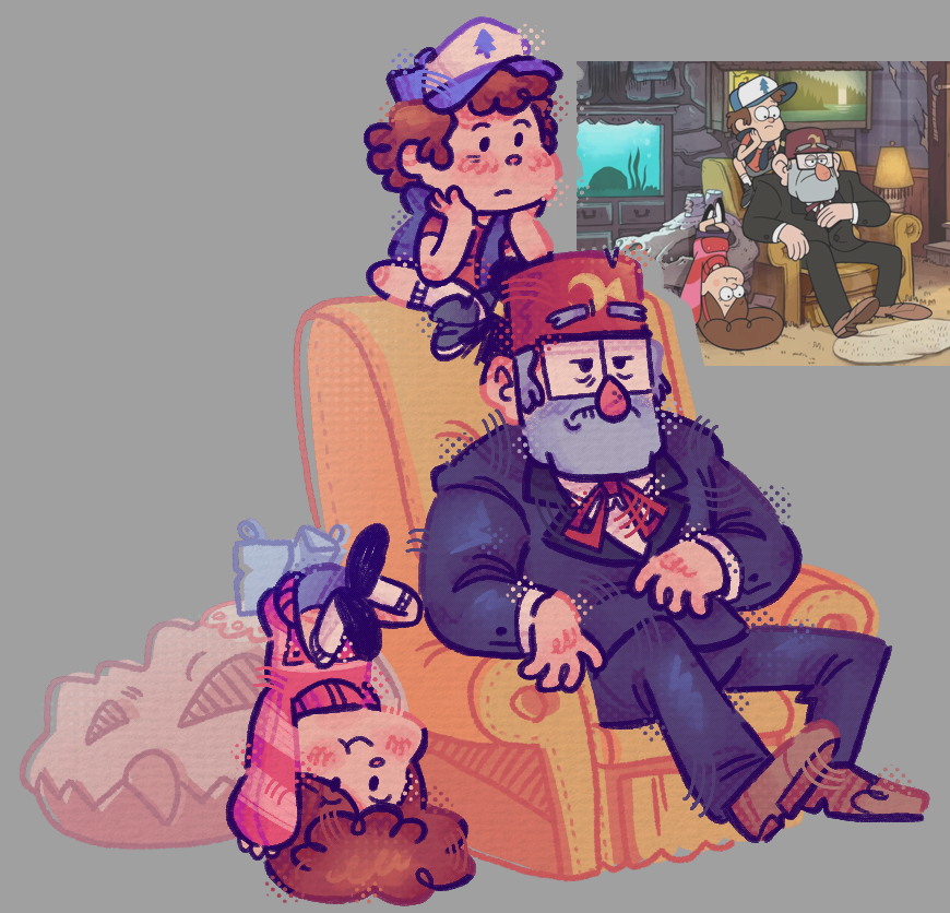 Lulu_Pines's tweet photo. back to redrawing gravity falls frames #gravityfalls https://t.co/cHODh5oq5L