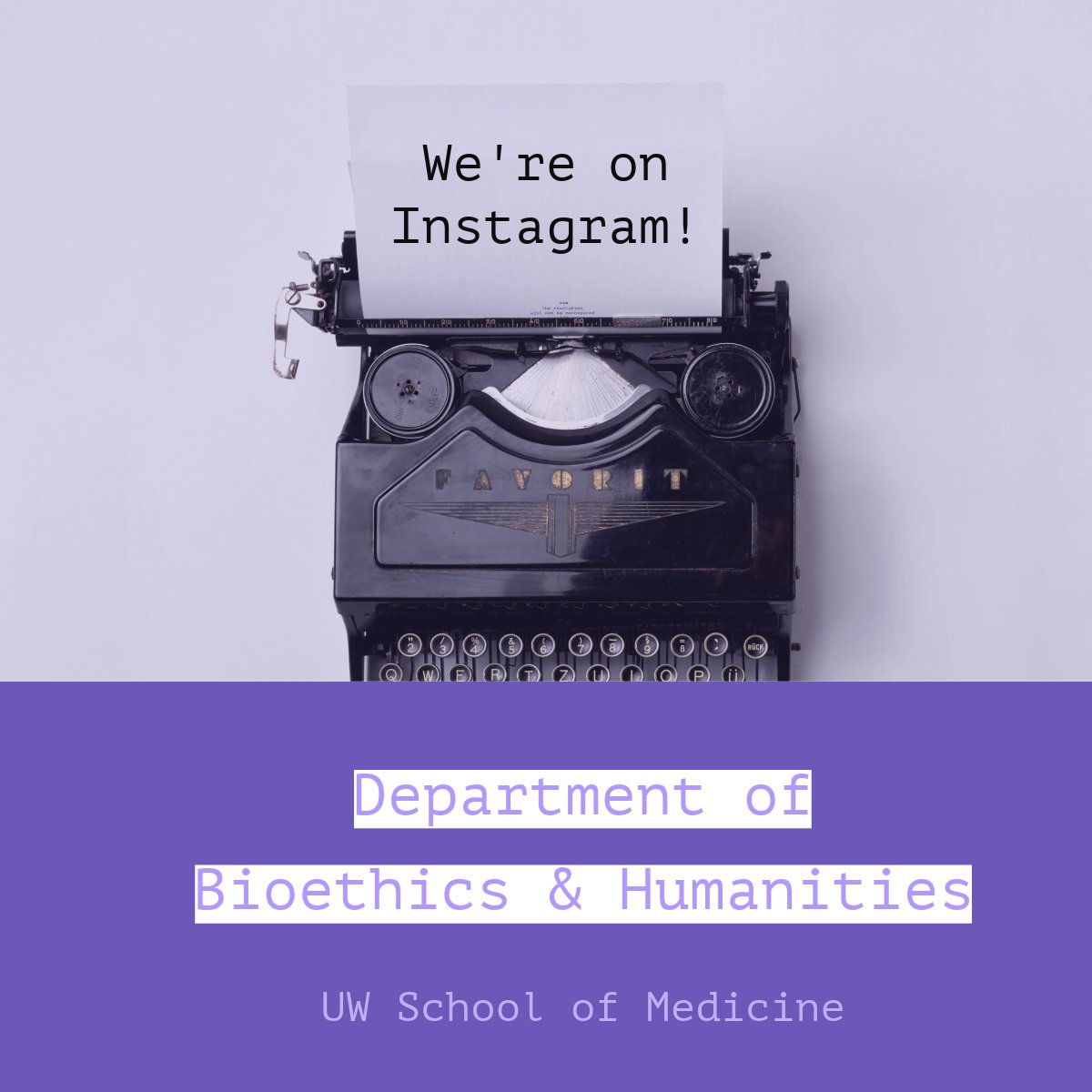 UWbioethics (@uwbioethics) on Twitter photo We are now on Instagram! Go check out our new account: <a href="/uw/">University of Washington</a>.bioethics We are now on Instagram! Go check out our new account: <a href="/uw/">University of Washington</a>.bioethics