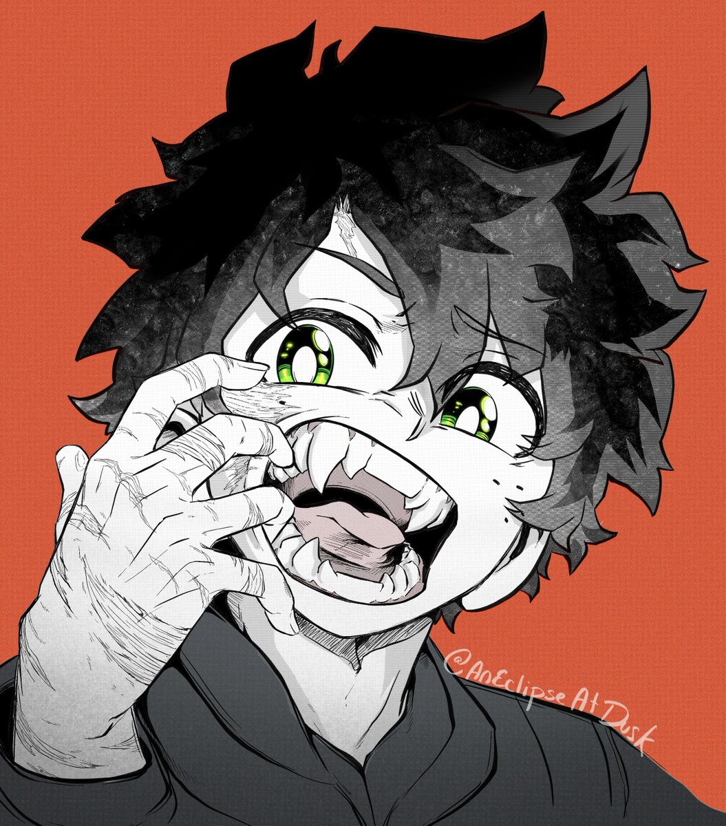 AnEclipseAtDusk's tweet photo. Canines deku https://t.co/3mMq1m8oL3