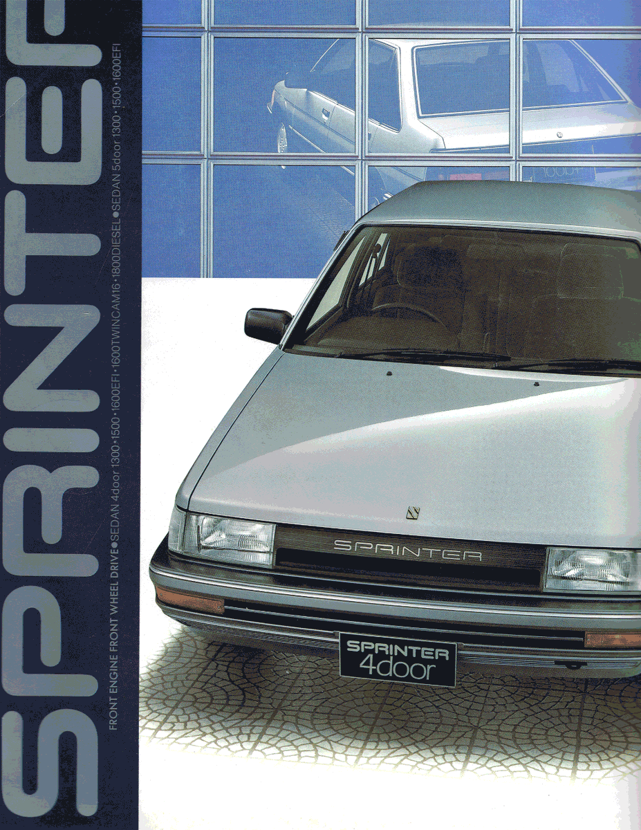 BlackFlagSolut's tweet photo. Got these into my inventory earlier, Some mid to late 80s (assuming around 1985-1986) Toyota dealership sales brochures from Japan. Probably going to get some frames and keep them for myself, the aesthetic is so good.

#Toyota #AE86 #HachiRoku #InitialD https://t.co/wqK8V8zzil