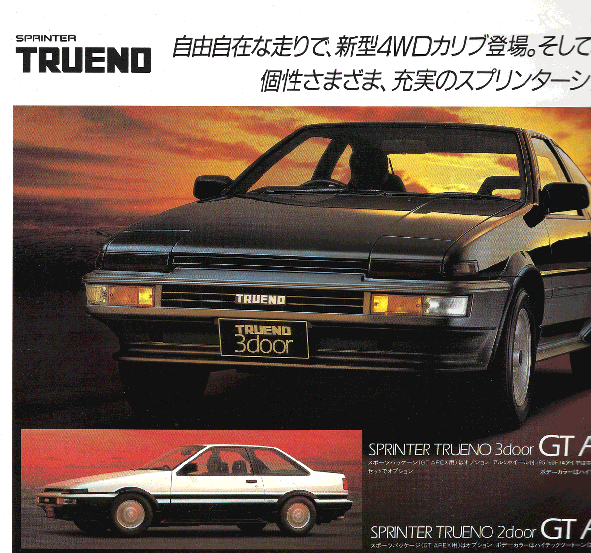 BlackFlagSolut's tweet photo. Got these into my inventory earlier, Some mid to late 80s (assuming around 1985-1986) Toyota dealership sales brochures from Japan. Probably going to get some frames and keep them for myself, the aesthetic is so good.

#Toyota #AE86 #HachiRoku #InitialD https://t.co/wqK8V8zzil