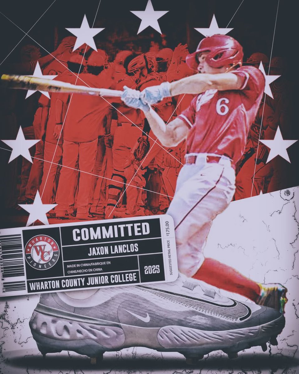 Blessed to announce my commitment to Wharton County Junior College. I would like to thank God, my family, coaches, St. Thomas baseball, and friends who have pushed me and assisted me during the process. Go Pioneers!