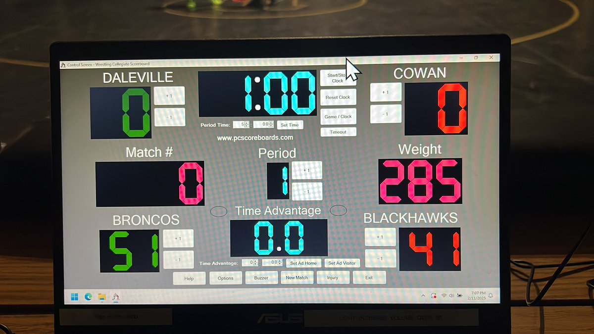 Broncos defeat Cowan 51-41! #WeAreDaleville