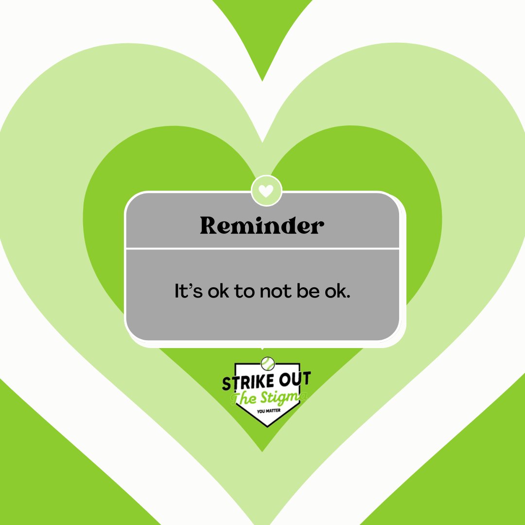 StrikeStigma's tweet image. In case you needed a reminder ⬇️
#strikeoutthestigma 💚