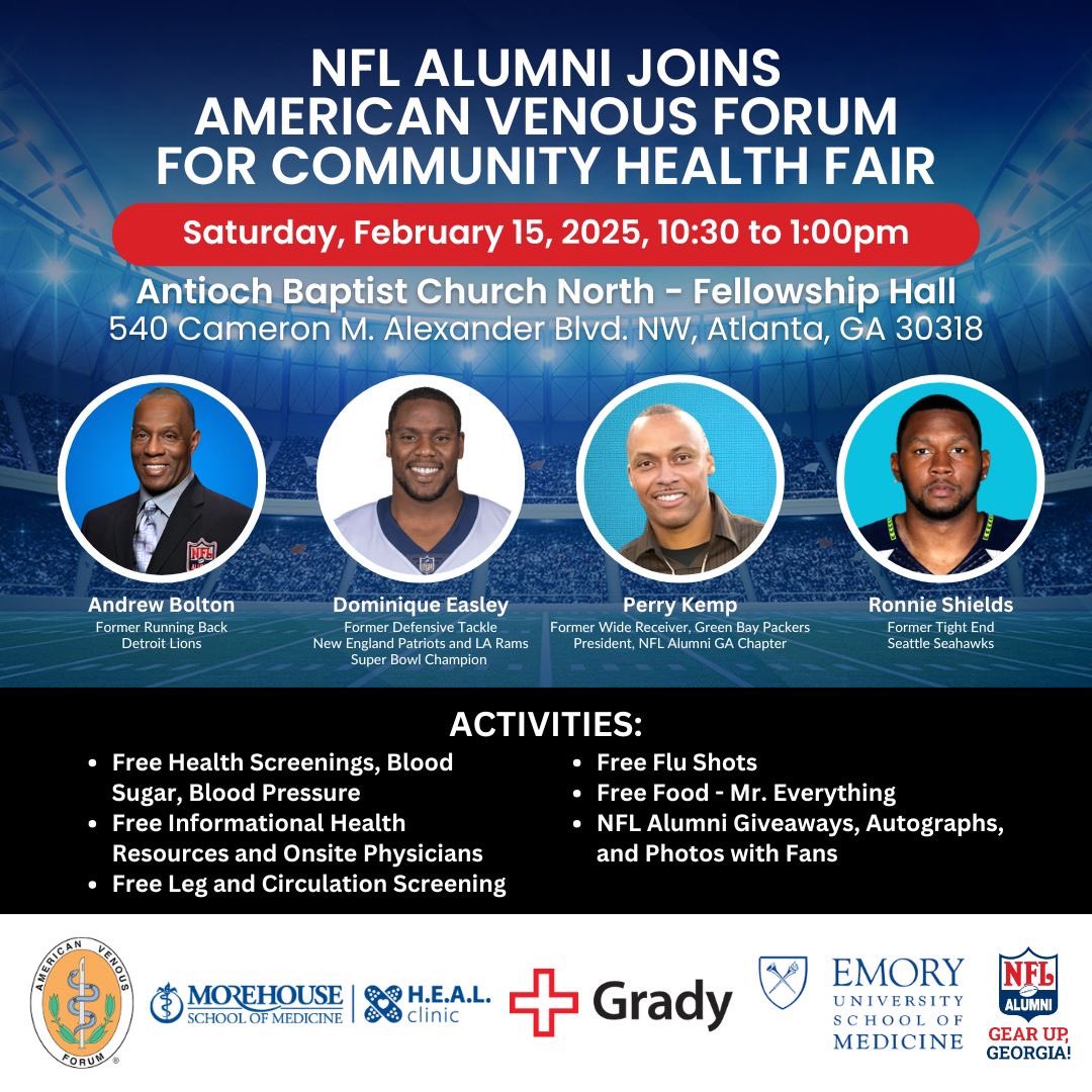 JVS - Venous and Lymphatic Disorders (@jvsvl) on Twitter photo 📣 Exciting news! The local NFL Alumni group is sponsoring this years <a href="/VenousForum/">American Venous Forum | AVF</a> Day of Service event! Happening this Saturday! Join us! 🏈 📣 Exciting news! The local NFL Alumni group is sponsoring this years <a href="/VenousForum/">American Venous Forum | AVF</a> Day of Service event! Happening this Saturday! Join us! 🏈