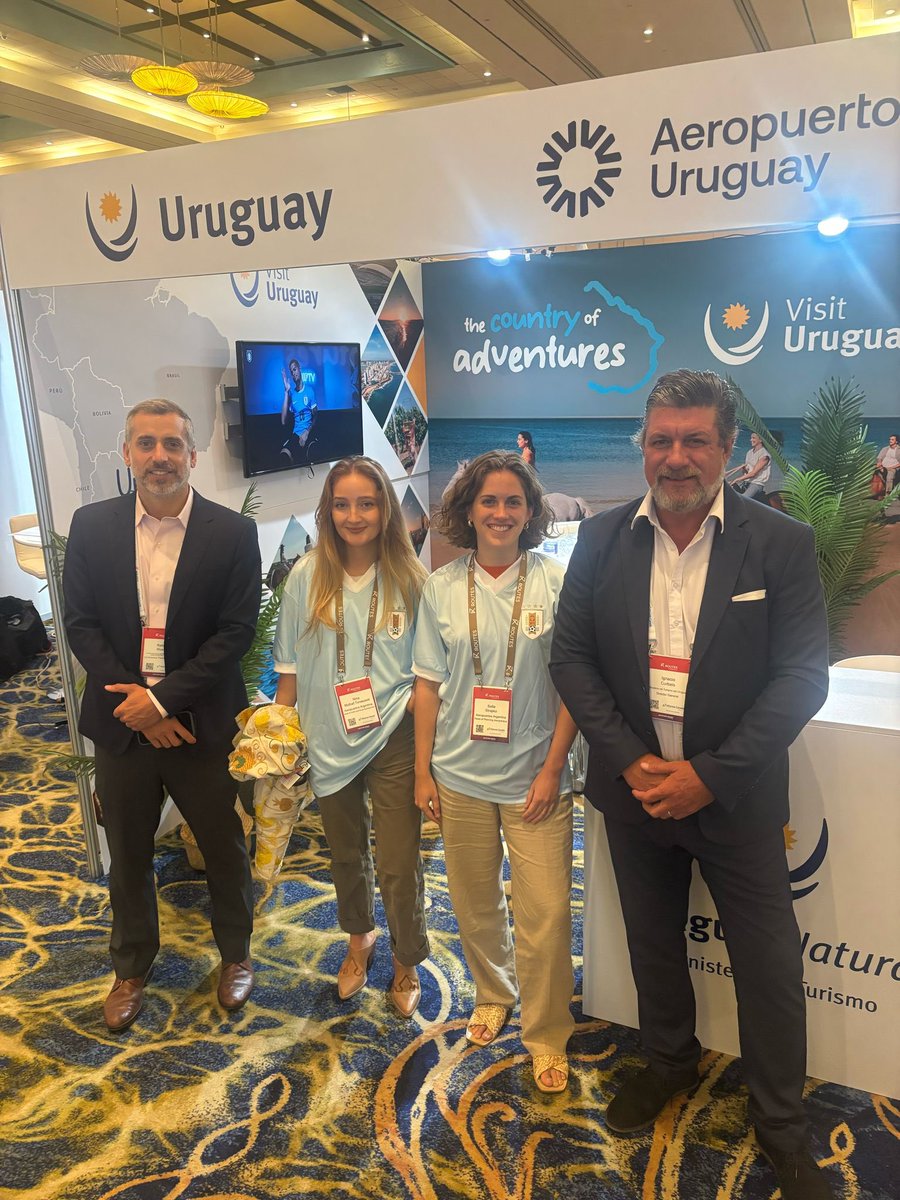 Uruguay Natural (@uruguay_natural) on Twitter photo El Director General <a href="/CurbeloDr/">Dr. Ignacio Curbelo Solari</a> participa junto a <a href="/AeropuertosUY/">Aeropuertos Uruguay</a> de Routes Americas 2025, evento líder de desarrollo de servicios aéreos de la región, que reúne a profesionales de alto nivel de la industria de aerolíneas, aeropuertos y destinos. El Director General <a href="/CurbeloDr/">Dr. Ignacio Curbelo Solari</a> participa junto a <a href="/AeropuertosUY/">Aeropuertos Uruguay</a> de Routes Americas 2025, evento líder de desarrollo de servicios aéreos de la región, que reúne a profesionales de alto nivel de la industria de aerolíneas, aeropuertos y destinos.