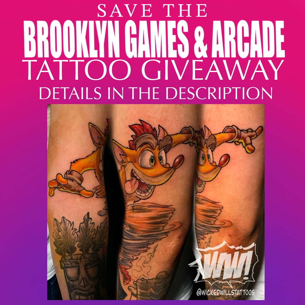 A quick update. A combination of our gofundme, merch sales and tattoo give-away. We have reached 25% of our goal. Thank you to everyone’s support. <a href="/ArtPixels305/">ArtisticPixels305</a> @wickedwillstattoos (IG) . Or anyone who has donated or just visited our shop the last few days. We really appreciate