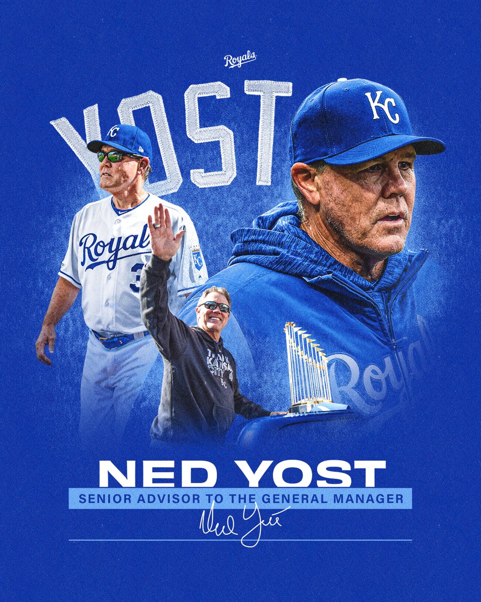 We are excited to announce that World Champion and Royals Hall of Famer Ned Yost is returning to the Kansas City Royals to serve as a Senior Advisor to the General Manager!