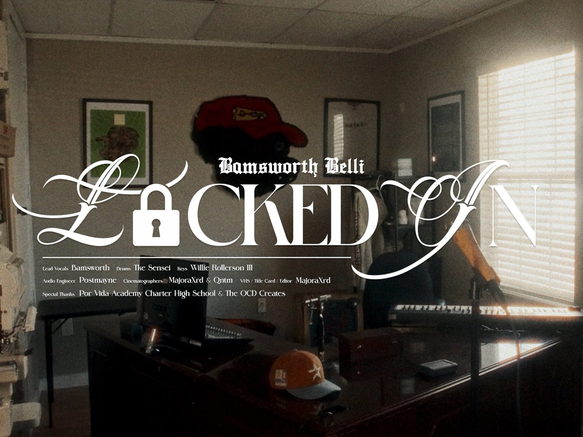 MajoraXrd's tweet image. New video with @Bamsworth  ‘Locked in’ out now
Official submission for @nprmusic Tiny Desk 2025 Contest
youtu.be/Tnyqg29f1H8?si…

Shot by: Me &amp;amp; @qntmtx 
VHS / Title Card / Edited / Color by: Me

#tinydesk #tinydeskcontest #nprmusic #npr