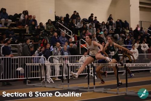 Congratulations to Jadyn Hsu! For winning the 55 hurdles at State Qualifiers to punch her ticket to the State Championships on March 8!!!!🦅🇺🇸🏃🏼‍♀️#wearebethpage
