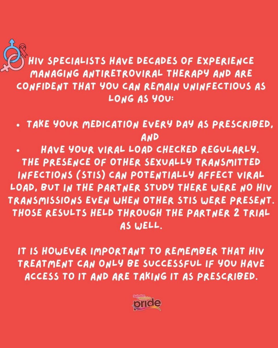 Do you know what undetectable means?!

Remember that every gender can have access to PrEP here in the UK, talk to your GP or book an appointment at your nearest sexual health clinic! 

#Pride #lgbtqia #testing #prep