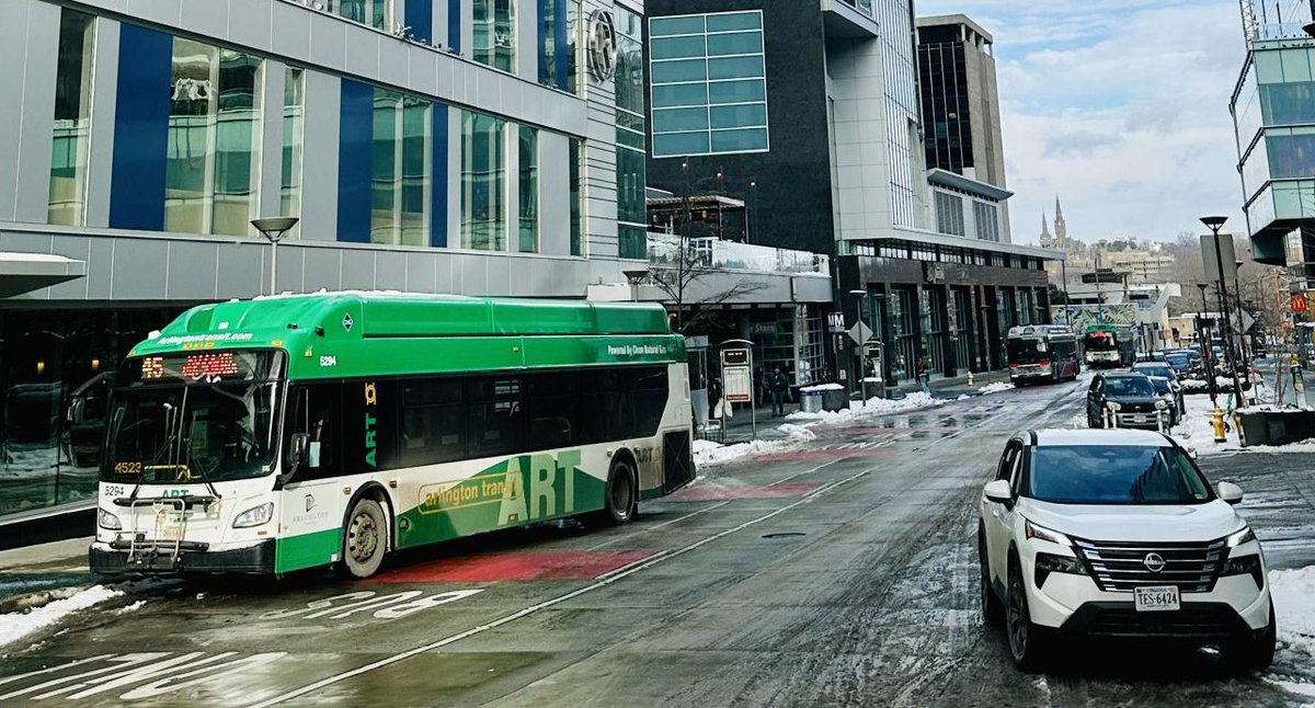 ART_Alert's tweet photo. We are continuing to monitor the snowstorm and will provide updates on ART and STAR services based on weather conditions. Please allow extra time for travel today and tomorrow, as delays may occur. Thank you for riding ART!
#WeatherUpdate #ARTBus #STAR #ArlingtonTransit https://t.co/HDVRyR5GUy