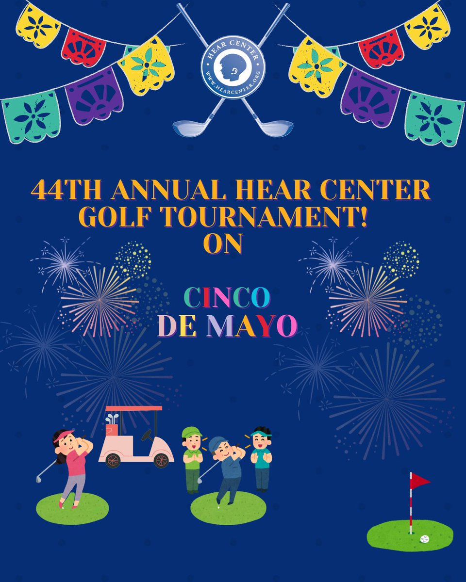 Register for our 44th Annual HEAR Center Golf Tournament!

For information regarding sponsorships and golfing with your team contact Executive Director Ellen Simon at ellensimon@hearcenter.org