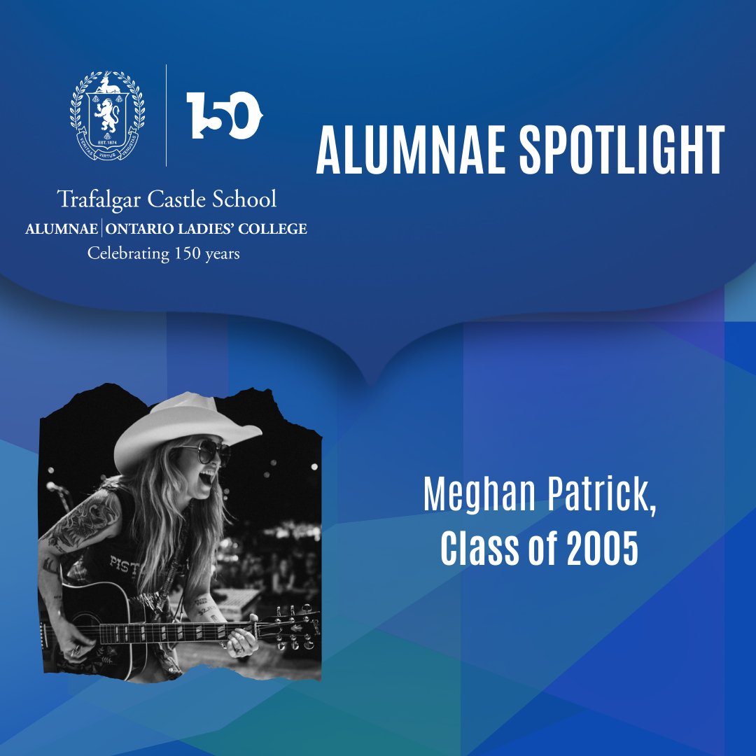 Trafalgar Castle School (@trafalgarcastle) on Twitter photo From her 1st band with <a href="/trafalgarcastle/">Trafalgar Castle School</a> classmates to becoming a Nashville-based country music star (including back-to-back CCMA Female Artist of the Year), read how Class of 2005 <a href="/MegPatrickMusic/">Meghan Patrick</a>'s passion for music blossomed during her time at Trafalgar: bit.ly/4jOTjOf From her 1st band with <a href="/trafalgarcastle/">Trafalgar Castle School</a> classmates to becoming a Nashville-based country music star (including back-to-back CCMA Female Artist of the Year), read how Class of 2005 <a href="/MegPatrickMusic/">Meghan Patrick</a>'s passion for music blossomed during her time at Trafalgar: bit.ly/4jOTjOf
