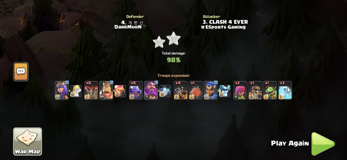 ⚒️Th 17 ESL Base⚒️

I built the base after the update. I think it's good at defending well. 

Base Link: link.clashofclans.com/en?action=Open…

CC: 3 ig

#ClashOfClans